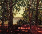 Wilhelm Trubner Park Knorr am Starnberger See oil painting on canvas